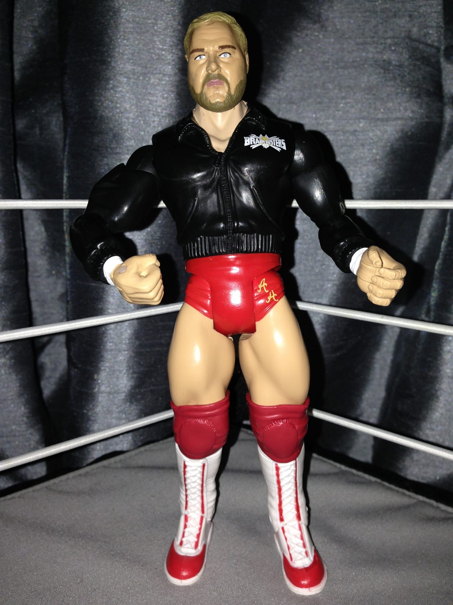 WWE WWF Jakks Classic Superstars Series 12 Arn Anderson Brain-Busters Wrestling Action Figure with Chair 