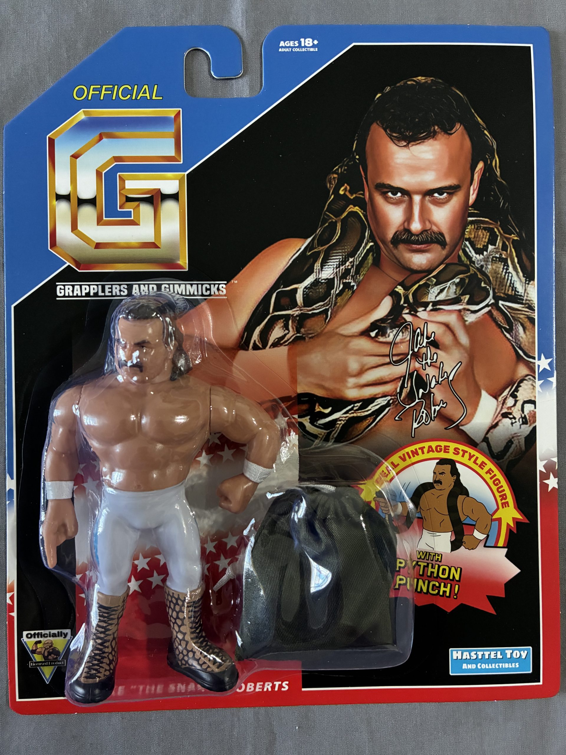 Jake Roberts '92 - Grapplers and Gimmicks NEW (White Variant) WWE Mattel Elit...