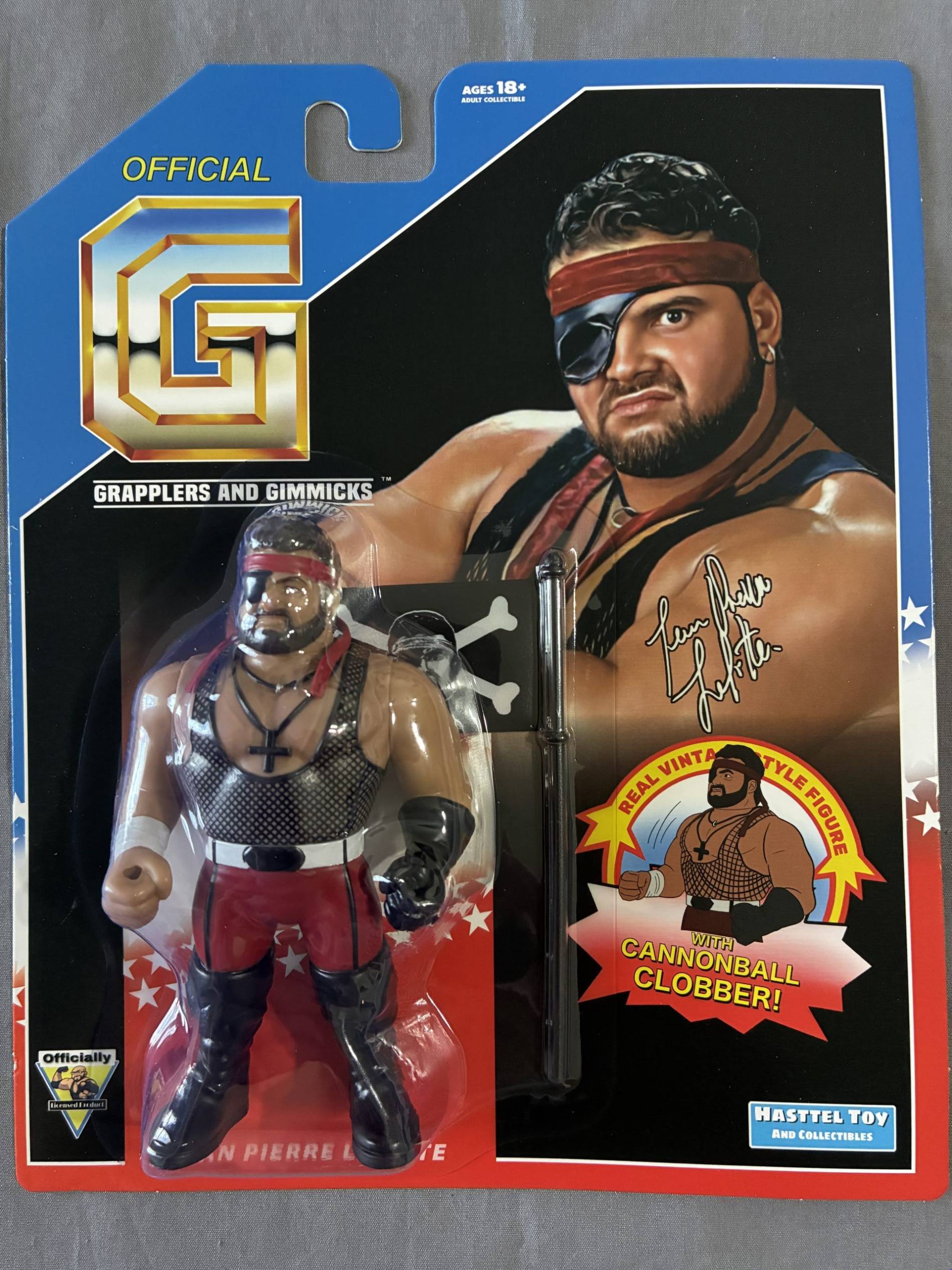 Jean Pierre Lafitte - Grapplers and Gimmicks NEW WWE Mattel Elite Classic